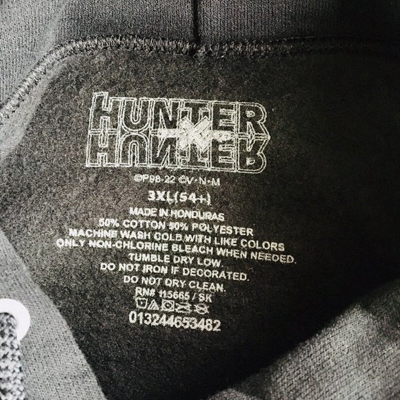 Hunter x Hunter‎ Men's Graphic Hoodie Sweatshirt with Long Sleeve Size 3XL - Picture 7 of 9